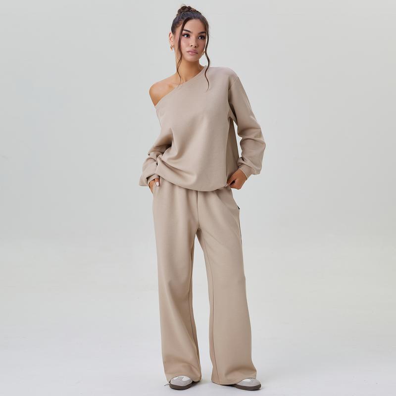 ELISABETH | Lounge Set mit One Shoulder Sweatshirt