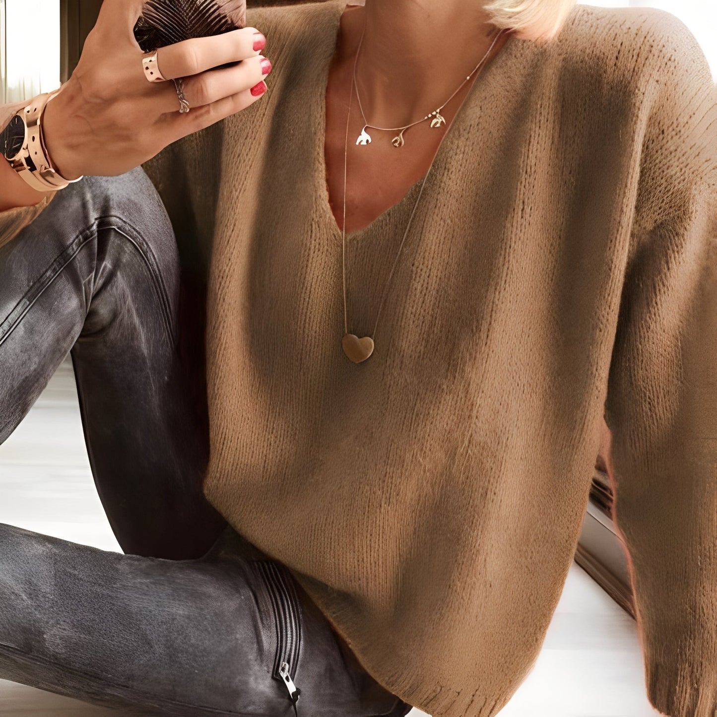 URSULA | Bequemer warmer Pullover