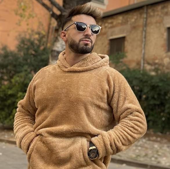WERNER | Fleece Kapuzenpullover warm gefüttert