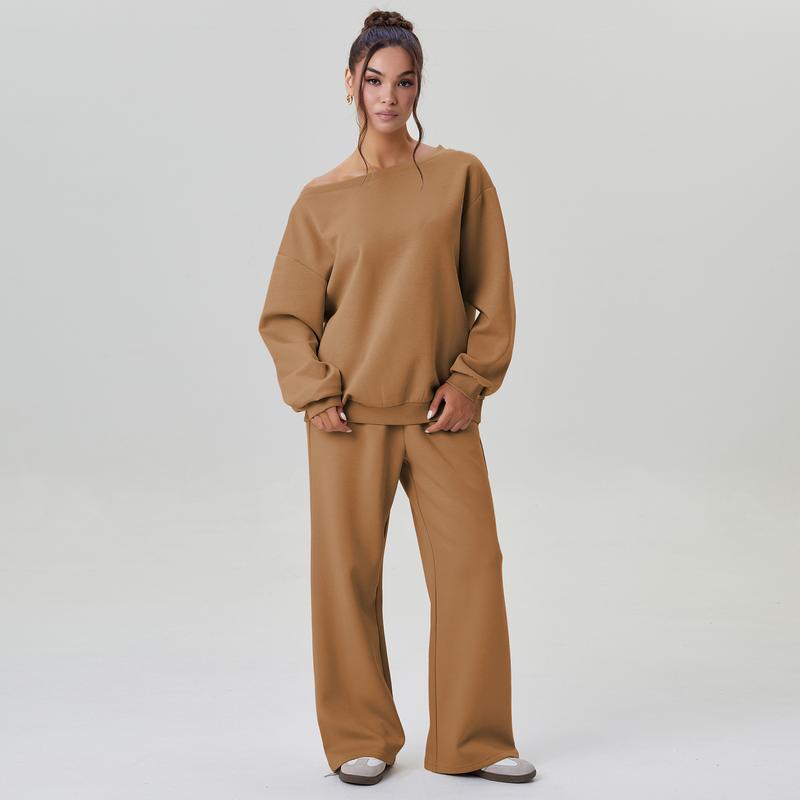 ELISABETH | Lounge Set mit One Shoulder Sweatshirt