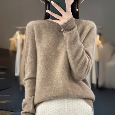 JULIA | Kaschmir Pullover mit Rundhalsausschnitt