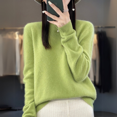 JULIA | Kaschmir Pullover mit Rundhalsausschnitt