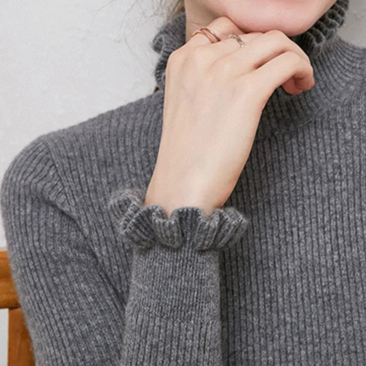 TRAUDL | Kaschmir Rollkragenpullover im Feinstrick