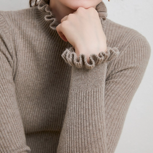 TRAUDL | Kaschmir Rollkragenpullover im Feinstrick